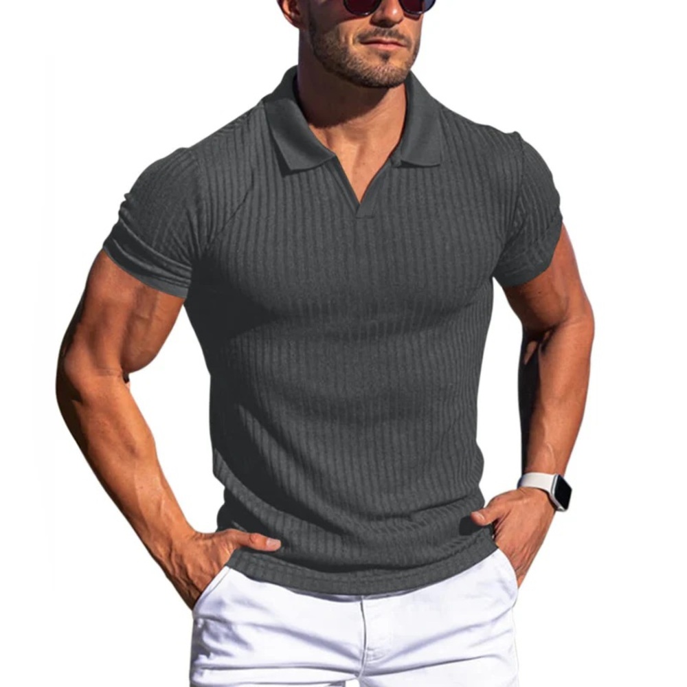 Men's Gray Polo Shirt XL NWT